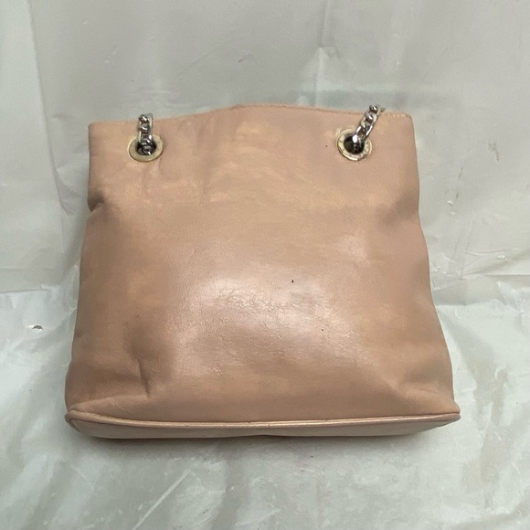 Paloma Picasso- Tiffany’s Designer, Italy Pink Leather-Shoulder- Crossbody Bag - Picture 4 of 12